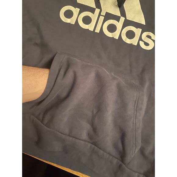 Adidas Golf Pullover Men's Hoodie, Size Large Navy Blue - Picture 8 of 8